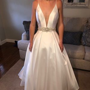 White Colette Ballgown